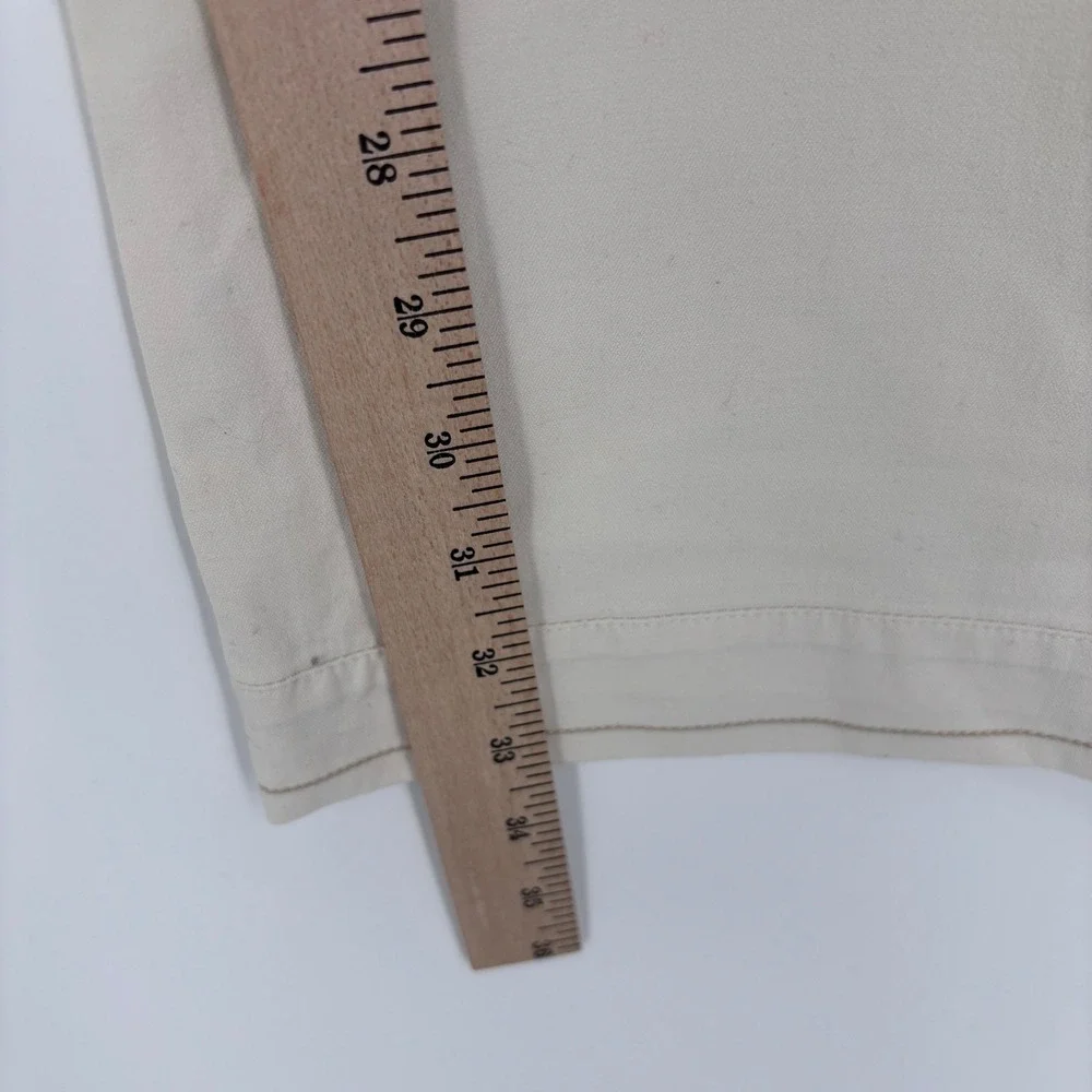 Horny Toad & Co Long Diana Pants Womens 10 Stone Beige Organic Cotton Chino